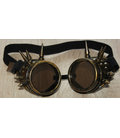 steampunk zwart leren riem tas en flesjes