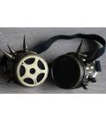 steampunk goggles met spikes tandwiel