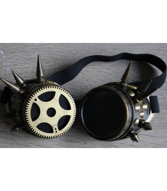 steampunk goggles met spikes vintage